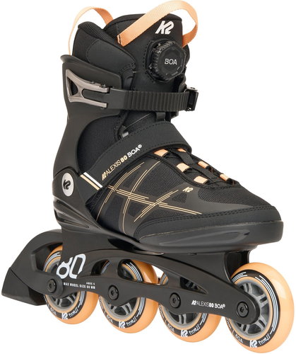 K2 ALEXIS 80 BOA black_pink size 40,5 EU / 265 mm - Roller Skates - Main image