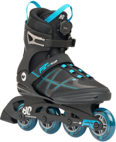 K2 F.I.T. 80 BOA black_blue size 45 EU / 295 mm - Roller Skates - Main image