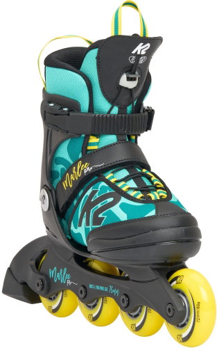 K2 MARLEE PRO green_yellow size 29-34 EU / 160-200 mm - Roller Skates - Main image