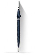 KRAGO Auto Open 8 rib fibreglass straight umbrella with stylish handle Blue Silver - Umbrella