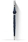 KRAGO Auto Open 8 žeber sklolaminátový rovný deštník se stylovou rukojetí Blue Silver - Deštník
