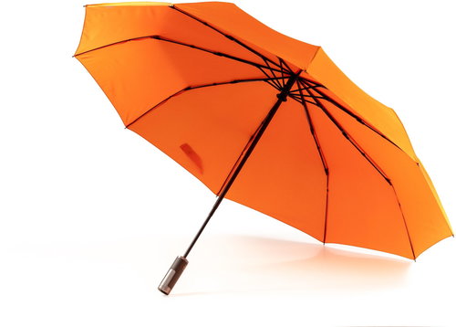 KRAGO Folding umbrella Ring orange - Umbrella - Main image