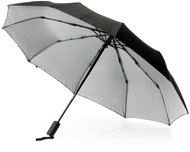 KRAGO Folding umbrella with double canopy grey - Umbrella