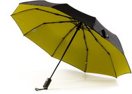 KRAGO Folding umbrella with double canopy yellow - Umbrella