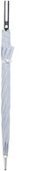 KRAGO Auto Open 8 rib fibreglass straight umbrella with stylish handle Grey Silver - Umbrella