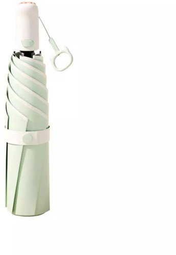 KRAGO Umbrella Meow folding mini fully automatic green - Umbrella - Main image