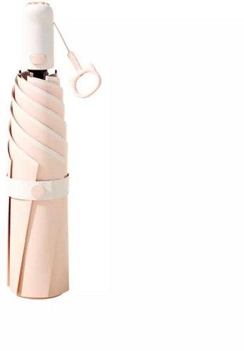 KRAGO Umbrella Meow folding mini fully automatic pink - Umbrella - Main image