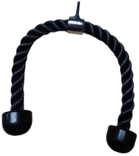 KUBIsport Adapter - triceps rope for weight benches and towers 90 cm - Weightlifting Adapter - Main image