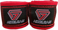 KUBIsport Boxerské bandáže na ruce elastické 3 m, červené - Bandáž na box