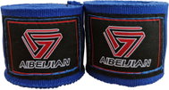 KUBIsport Boxing hand bandages elastic 3 m, blue - Boxing Wraps