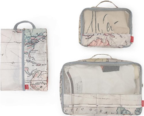 Legami Travel Organiser Set of 3 Travel Bags - Packing Cubes