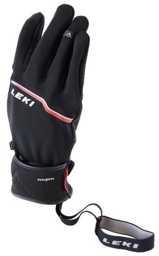 Leki Tour Precision Plus V black-chrome-red 11 - Ski Gloves - Main image