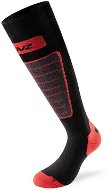 Lenz Skiing 1.0 black / gray / red 10 - Ski socks