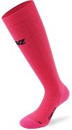 LENZ Compression 2.0 Merino pink, 40 veľ. L - Ponožky