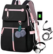 LIVEFY Aura 2 with USB cable, black - Backpack