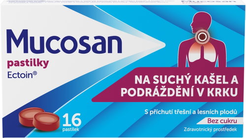 Mucosan pastilky 16 ks - Medical Device - Main image