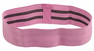 Yoga Hip Band odporový pás růžová - Guma na cvičení