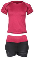 Merco Runner Short 2W fitness set plum XXL - T-Shirt
