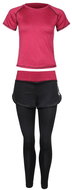 Merco Runner Long 2W fitness set plum XXL - T-Shirt