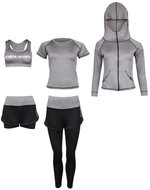 Merco Runner 5W fitness set grey M - T-Shirt
