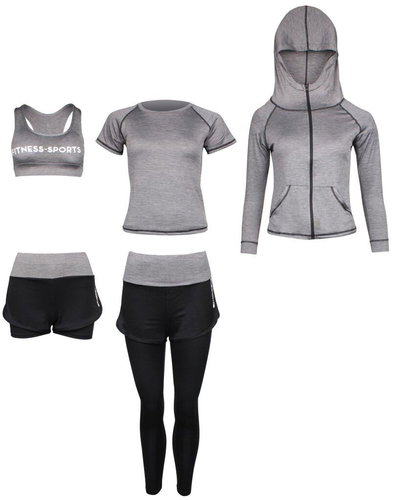 Merco Runner 5W fitness set grey M - T-Shirt - Main image