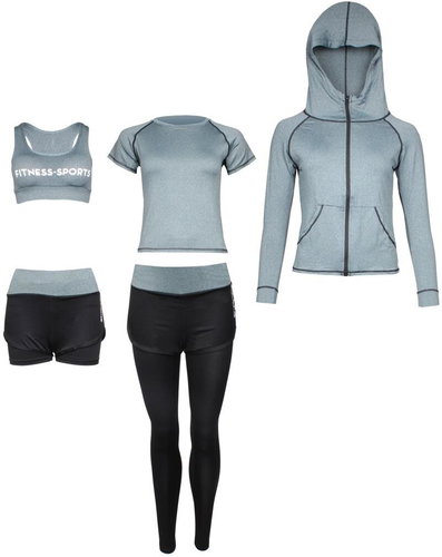 Merco Runner 5W fitness set haze M - T-Shirt - Main image