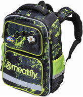 MEATFLY Max Lime Mossy - School Backpack