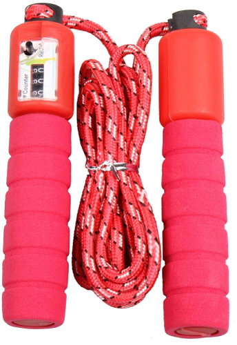 Merco JR 34 adjustable length, pink, 6 pcs - Skipping Rope - Main image