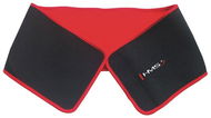 BR163 ČERVENÝ ZEŠTÍHLUJÍCÍ BEDERNÍ PÁS HMS - Fitness opasek
