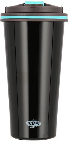NILS CAMP NCB18 BLACK THERMO MUG - Travel Mug - Main image