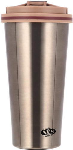 NILS CAMP NCB18 BROWN THERMO MUG - Travel Mug - Main image
