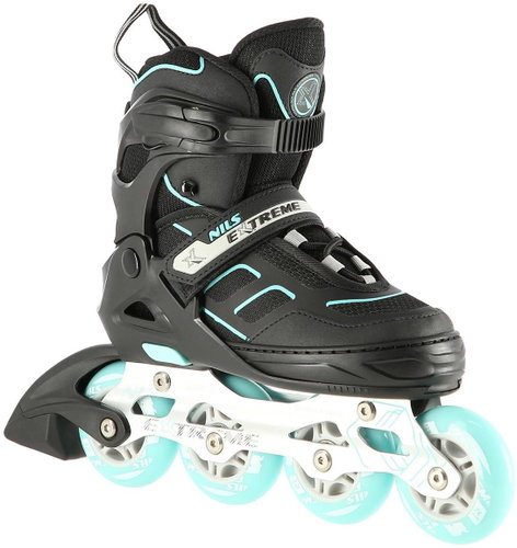 NILS EXTREME NA14174 BLACK-MENTHOL SIZE S (31-34) ROLLER SKATES NILS - Roller Skates - Main image