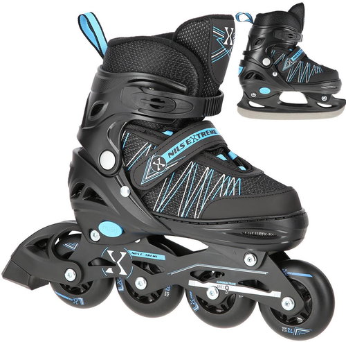 NILS EXTREME NH11912 A BLUE 2IN1 SIZE M(35-38) SKATES - Roller Skates - Main image
