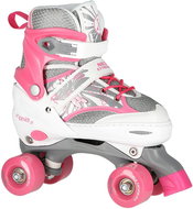 NILS EXTREME NQ1002 PINK SIZE M(35-38) QUAD ROLLER SKATES - Roller Skates