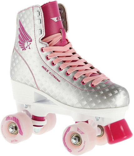 NILS EXTREME NQ14198 PINK SIZE 37 QUAD ROLLER SKATES - Roller Skates - Main image