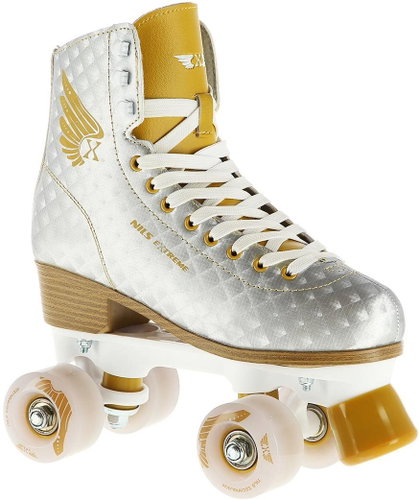 NILS EXTREME NQ14198 GOLD SIZE 33 QUAD ROLLER SKATES - Roller Skates - Main image