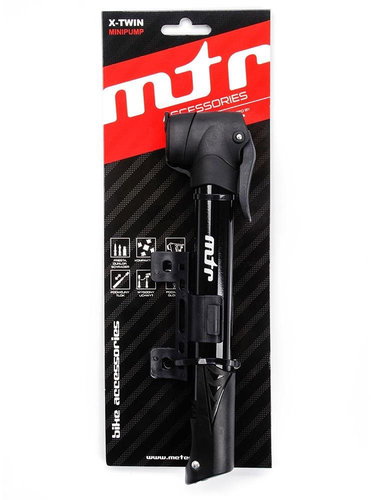 METEOR X-Twin Telescopic Mini Bike Pump - Tyre Pump - Main image