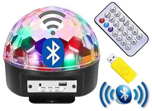 Disco light Bluetooth USB ball + remote control - Decorative Lighting - Main image