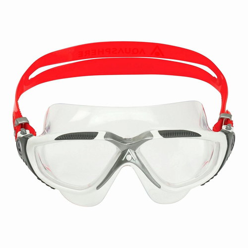 Swimming goggles Aqua Sphere VISTA clear glass, white/red - Swimming Goggles - Main image