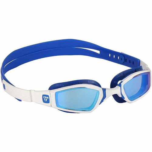 Michael Phelps NINJA BLUE titan swimming goggles. Mirrored lenses, blue/white - Swimming Goggles - Main image