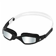 Swimming Goggles Michael Phelps NINJA SILVER titanium swimming goggles. mirrored lenses, black/white - Plavecké brýle