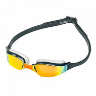 Michael Phelps XCEED titan swimming goggles. mirrored lenses, orange, grey/orange orange beam - Swimming Goggles