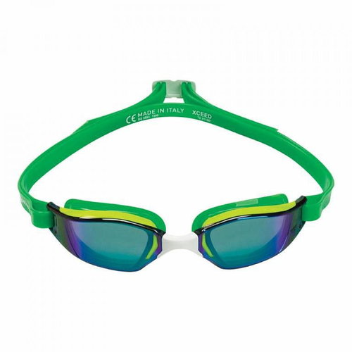 Michael Phelps XCEED GREEN titan swimming goggles. mirrored lenses - Swimming Goggles - Main image