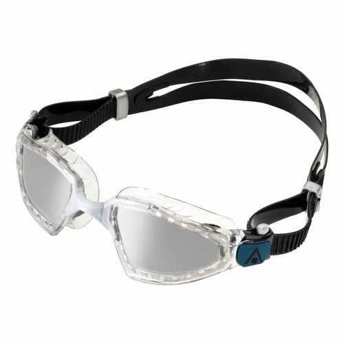 Swimming goggles Aqua Sphere KAYENNE PRO titanium. mirrored lenses, silver, transp. /grey - Swimming Goggles - Main image