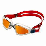 Swimming goggles Aqua Sphere KAYENNE PRO titanium. Mirrored lenses, red - Swimming Goggles