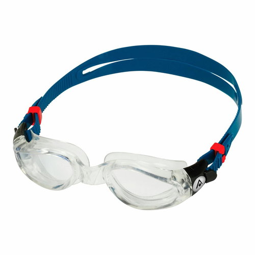 Swimming goggles Aqua Sphere KAIMAN clear glass, petrol/transp. - Swimming Goggles - Main image