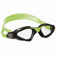 Kids swimming goggles Aqua Sphere KAYENNE JUNIOR clear glass, green/black - Swimming Goggles