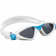 Swimming goggles Aqua Sphere KAYENNE SMALL dark glass, white/light blue - Swimming Goggles
