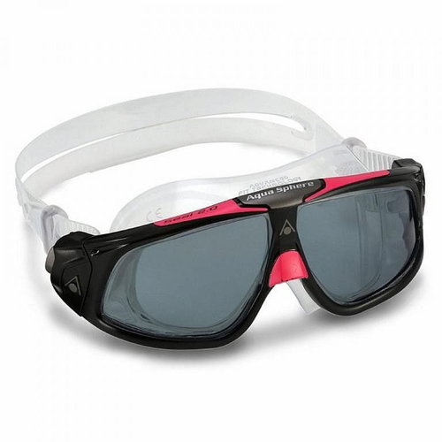 Women's Aqua Sphere SEAL 2.0 LADY swimming goggles dark glass, black/pink - Swimming Goggles - Main image
