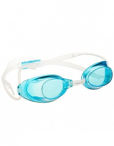 MAD WAVE LIQUID RACING Azure - Swimming Goggles - Main image